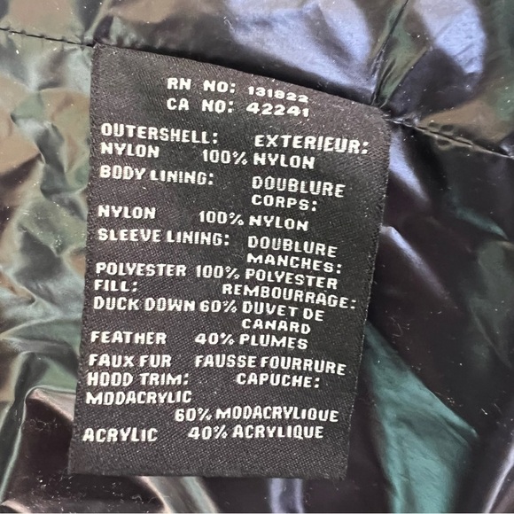 S13 New York Brown Down Puffer Jacket Faux Fur Hood XL NWT Cozy Winter Coat - Picture 10 of 14